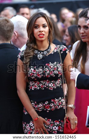 Rochelle Wiseman arriving for the One Direction This is Us World film premiere, London. 20/08/2013