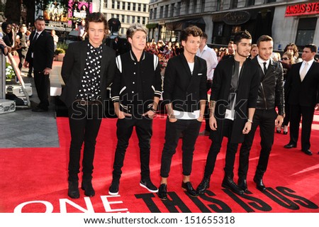 One Direction arriving for the \