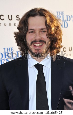 Director Edgar Wright at the Los Angeles premiere of his movie 