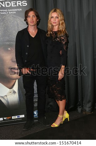 Cillian Murphy and Annabelle Wallis arriving for the UK premiere of Peaky Blinders held at the BFI Southbank, London. 21/08/2013