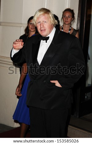 Boris Johnson arriving for the 2013 GQ Men Of The Year Awards, at the Royal Opera House, London. 03/09/2013