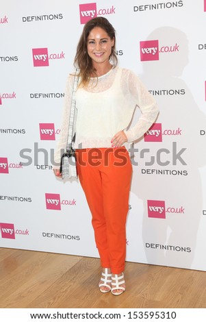 Louise Thompson at the Launch party for Very.co.uk introducing the new fashion brand Definitions at Somerset House London. 04/09/2013