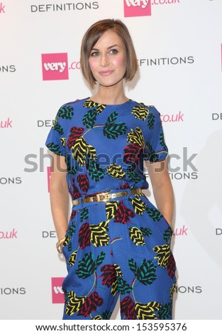 Katherine Kelly at the Launch party for Very.co.uk introducing the new fashion brand Definitions at Somerset House London. 04/09/2013