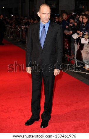 Ralph Fiennes arriving for the premiere of 