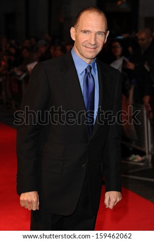 Ralph Fiennes arriving for the premiere of \