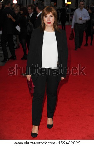 Abi Morgan arriving for the premiere of \