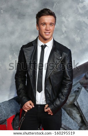 Sam Callahan arriving for the world premiere of \