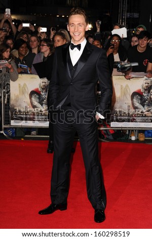 Tom Hiddleston arrives for the world premiere of \