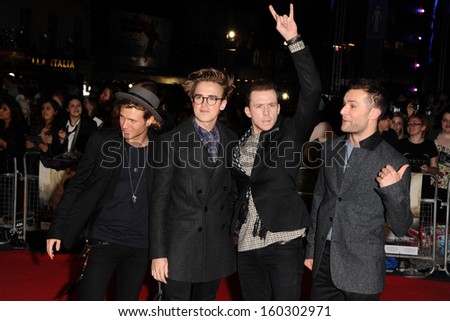 McFly arrives for the world premiere of \