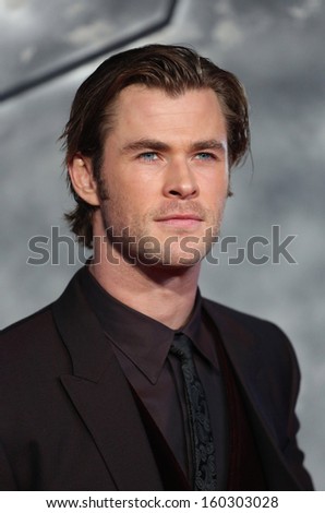 Chris Hemsworth arriving for the world premiere of \
