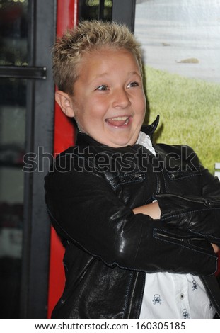 Jackson Nicoll at the premiere of his movie 