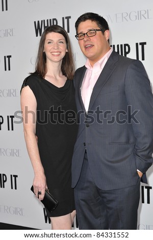 Rich Summer & wife at the Los Angeles premiere of \