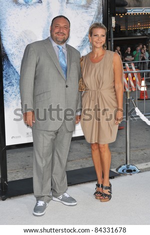 Producer Joel Silver & date at the Los Angeles premiere of his new movie \