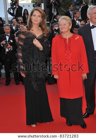 Queen Noor of Jordan & former Norwegian prime minister Dr. Gro Bruntland at the premiere of \