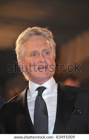 Michael Douglas at the premiere screening of their movie \