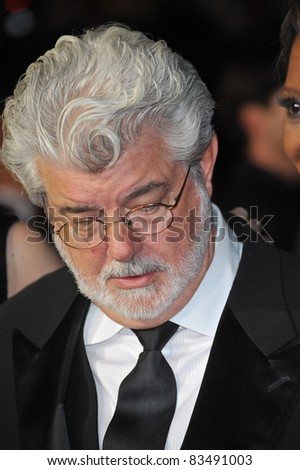 George Lucas at the premiere screening of their movie 