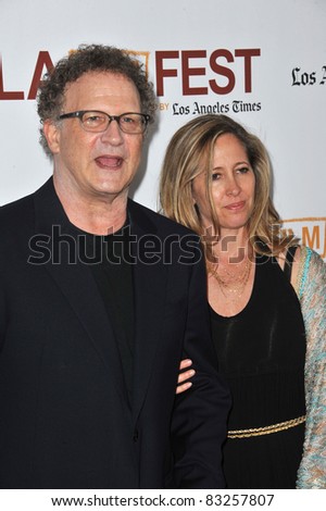 Albert Brooks & Kimberly Shlain at the Los Angeles Film Festival premiere of his new movie \
