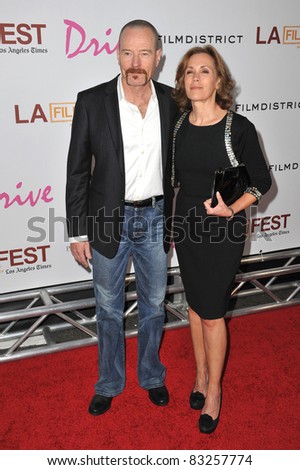 Bryan Cranston & Robin Dearden at the Los Angeles Film Festival premiere of her new movie \