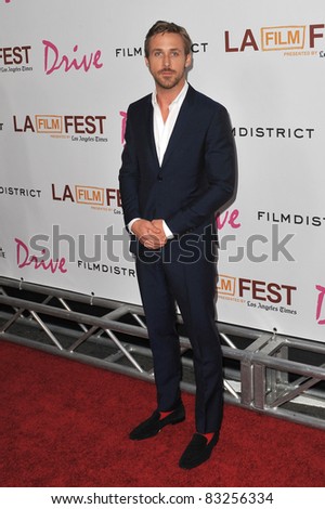 Ryan Gosling at the Los Angeles Film Festival premiere of his new movie \