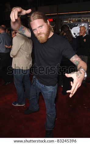 Jackass star RYAN DUNN at the Hollywood premiere of Gumball 3000. Los Angeles, CA February 19, 2004