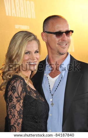 Director Gavin O\'Connor & Brooke Burns at the world premiere of his new movie \