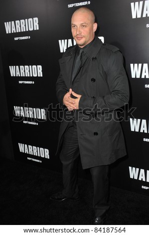 Tom Hardy at the world premiere of his new movie 