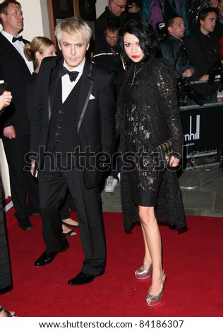 Nick Rhodes  arriving for the 2011 GQ Awards, Royal Opera House, London. 06/09/2011  Picture by: Alexandra Glen / Featureflash