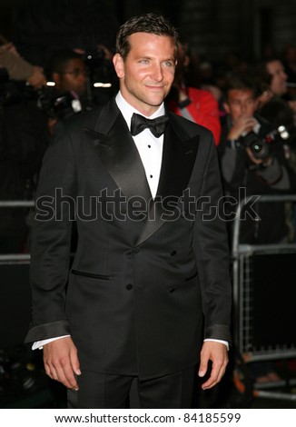 Bradley Cooper arriving for the 2011 GQ Awards, Royal Opera House, London. 06/09/2011  Picture by: Alexandra Glen / Featureflash