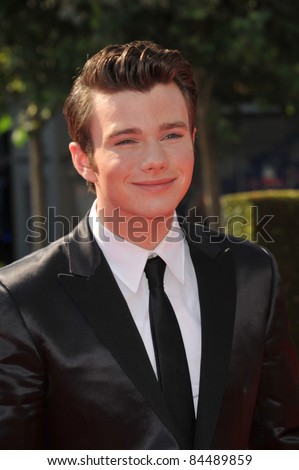 Chris Colfer at the 2011 Primetime Creative Arts Emmy Awards at the Nokia Theatre L.A. Live. September 10, 2011  Los Angeles, CA Picture: Paul Smith / Featureflash