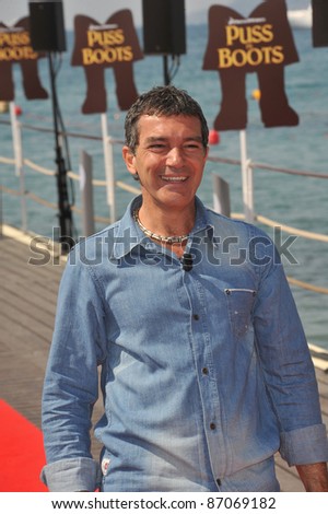 Antonio Banderas at the photocall for his new animated movie 