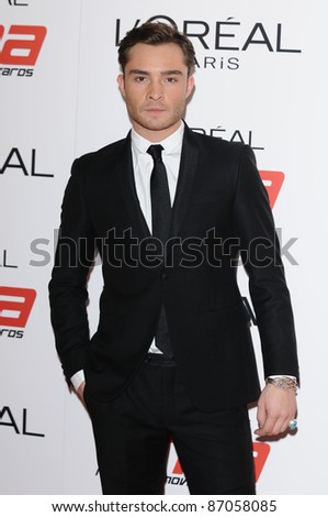 Ed Westwick arriving for the National Movie Awards 2011, at Wembley Arena, London. 11/05/2011  Picture By: Steve Vas / Featureflash