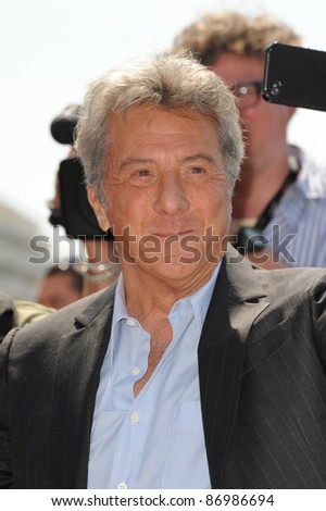 Dustin Hoffman at photocall for his new animated movie \