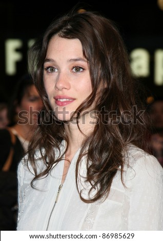 stock photo Astrid BergesFrisbey arriving for the UK premiere of'Pirates