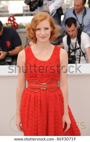 Jessica Chastain at the photocall for her new movie \