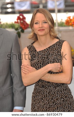 Jodie Foster at the photocall for her movie 