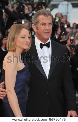 Mel Gibson & Jodie Foster at the gala premiere of their new movie \