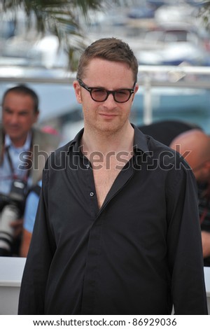 Director Nicolas Winding Refn (right) at the photocall for his new movie \