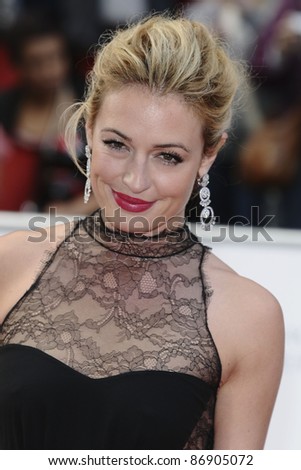 Cat Deeley arrives for the BAFTA TV Awards at the Grosvenor House Hotel, London. 22/05/2011  Picture by: Steve Vas / Featureflash