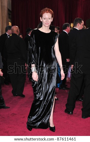 Tilda Swinton at the 80th Annual Academy Awards at the Kodak Theatre, Hollywood, CA. February 24, 2008 Los Angeles, CA Picture: Paul Smith / Featureflash