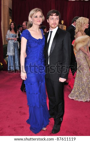 James McAvoy & Anne-Marie Duff at the 80th Annual Academy Awards at the Kodak Theatre, Hollywood, CA. February 24, 2008 Los Angeles, CA Picture: Paul Smith / Featureflash