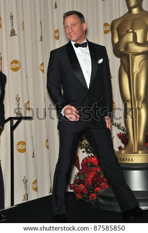 Daniel Craig at the 61st Annual Academy Awards at the Kodak Theatre, Hollywood. February 22, 2009 Los Angeles, CA Picture: Paul Smith / Featureflash