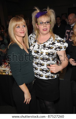 Criminal Minds stars A.J. Cook & Kirsten Vangsness (right) at party to celebrate the 100th episode of the show. October 19, 2009  Los Angeles, CA Picture: Paul Smith / Featureflash