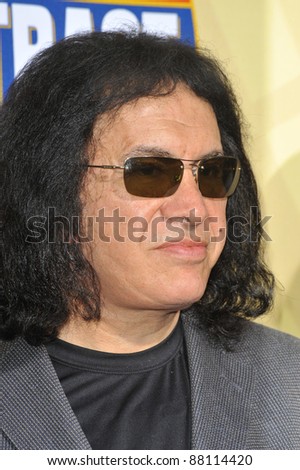 KISS star Gene Simmons at the Los Angeles premiere of his new movie \
