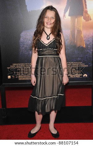 Stefania Owen at the Los Angeles premier of her new movie \