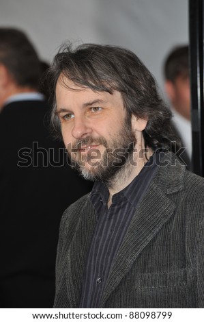 Peter Jackson at the Los Angeles premier of his new movie \