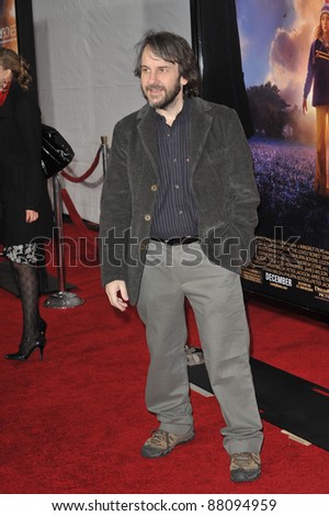 Peter Jackson at the Los Angeles premier of his new movie 