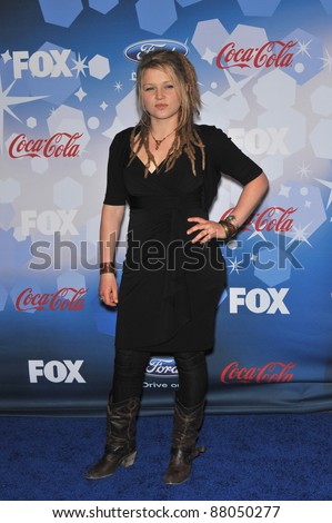 American Idol finalist Crystal Bowersox at the party for the American Idol Final 12 at Industry, Los Angeles. March 11, 2010  Los Angeles, CA Picture: Paul Smith / Featureflash