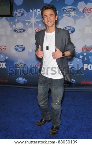 American Idol finalist Aaron Kelly at the party for the American Idol Final 12 at Industry, Los Angeles. March 11, 2010  Los Angeles, CA Picture: Paul Smith / Featureflash