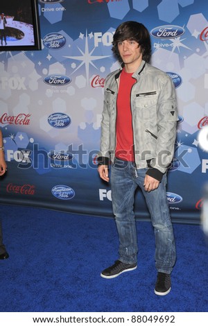 American Idol finalist Tim Urban at the party for the American Idol Final 12 at Industry, Los Angeles. March 11, 2010  Los Angeles, CA Picture: Paul Smith / Featureflash