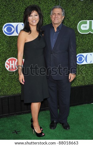 CBS TV boss Leslie Moonves & wife Julie Chen at CBS TV Summer Press Tour Party in Beverly Hills.  July 28, 2010  Los Angeles, CA Picture: Paul Smith / Featureflash